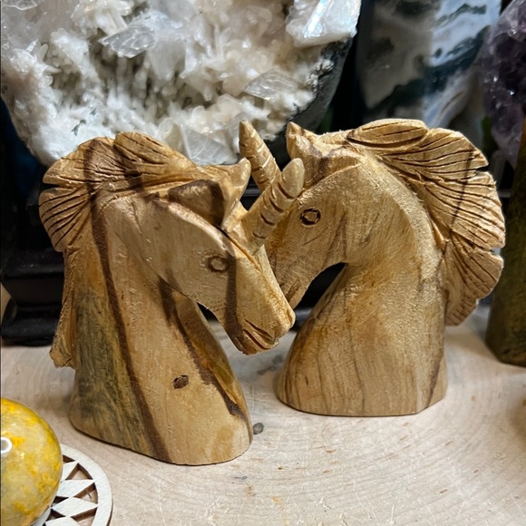 Other - Carved palo santo unicorn from Peru